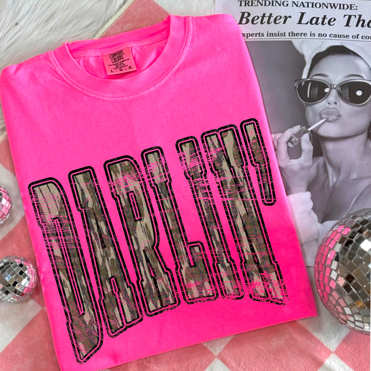 Darlin', Camo, Comfort Colors