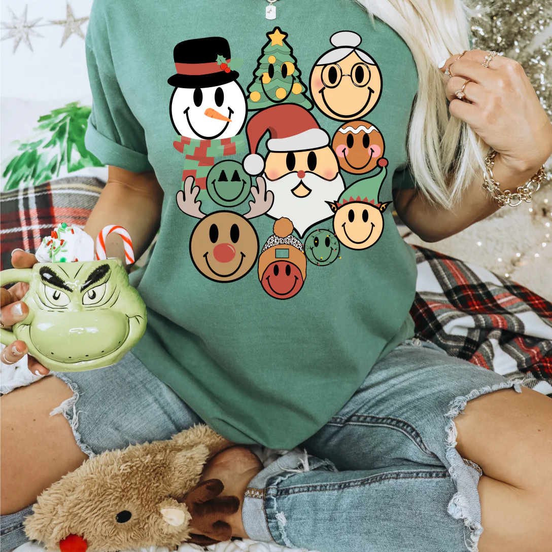 Christmas Smiley Faces