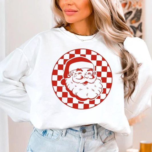 Checkered Santa