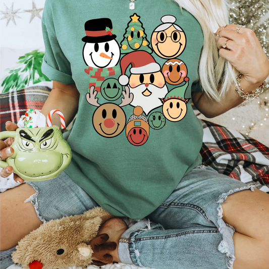 Christmas Smiley Faces